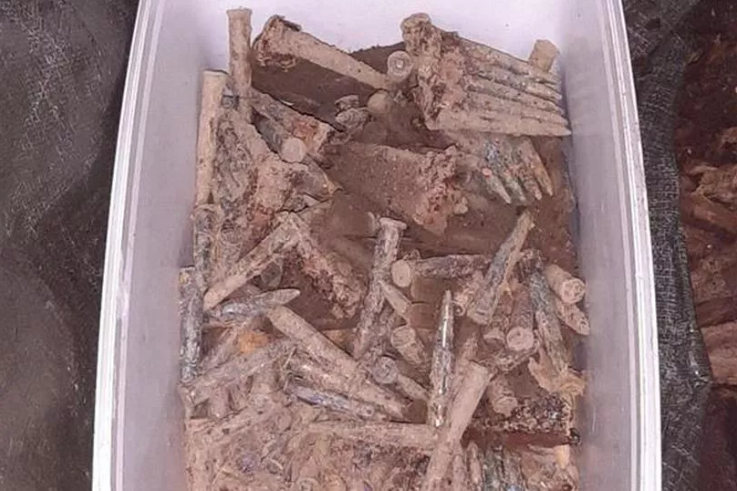 RMS UXO Limited news image for Home Guard ammunition found buried in garden